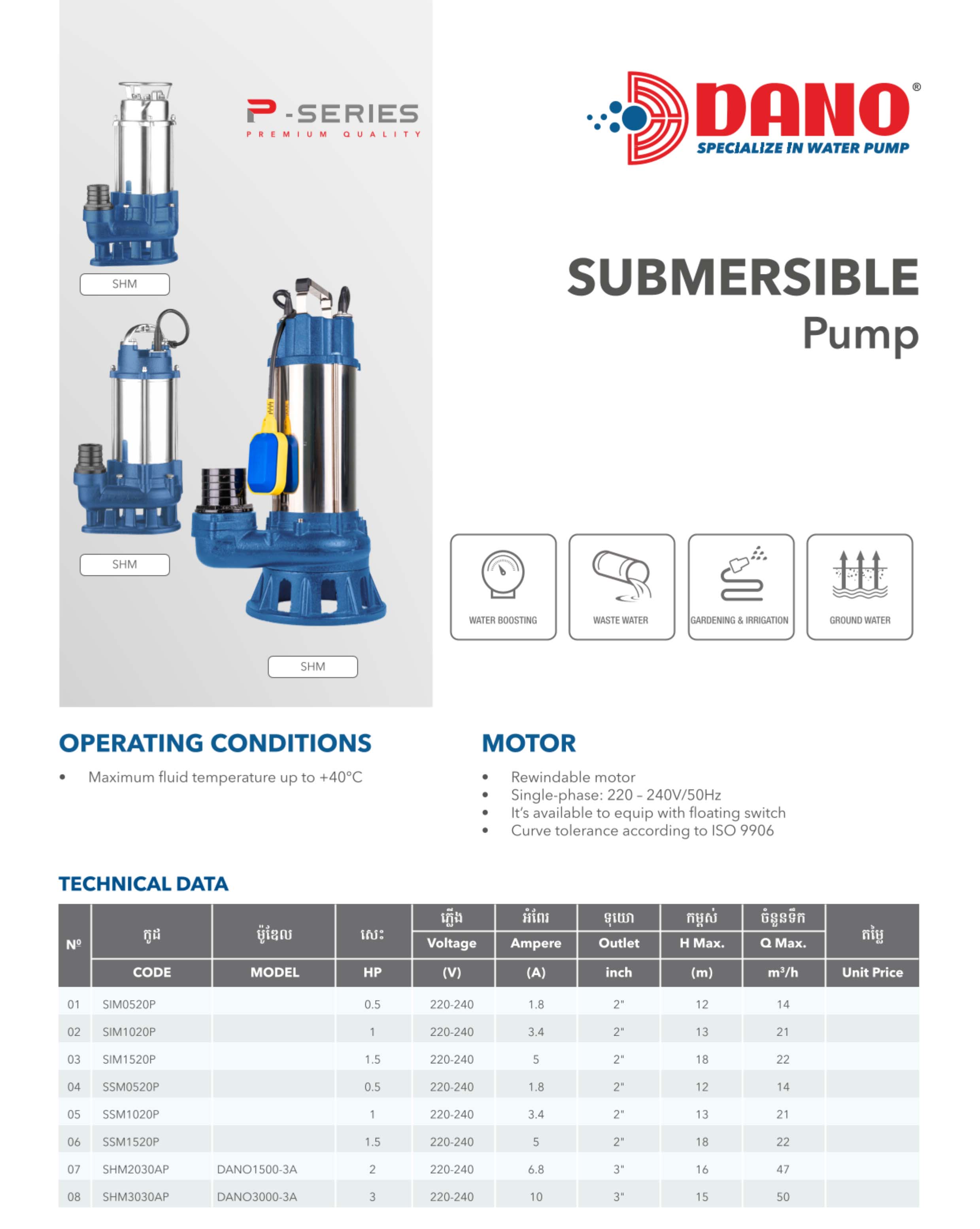 Submersible Pump